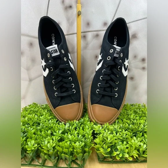 Converse Star Player 76 NEW Low Top Black Canvas Gum Sole Unisex 9.5M/11W - Picture 9 of 12